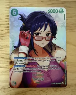 Bandai One Piece Card Game OP14: Tashigi OP14-029 SP Special Foil Character - Image 1