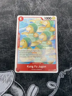 Kung Fu Jugon OP04-005 C Pre-Release Gold Stamp One Piece NM English Kingdoms - Image 1