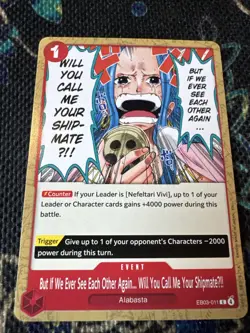 Bandai But If We Ever See Each Other Again EB03-011 Heroines Event One Piece CCG - Image 1