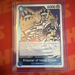 One Piece CCG The Time Of Battle Prisoner Of Impel Down Holo Rare OP16-042 NM - Image 1