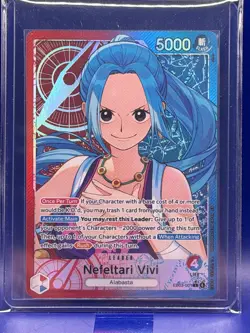 Nefeltari Vivi Leader Alt Art EB03-001 Heroines Edition One Piece TCG NM - Image 3