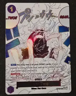 One Piece Gear Two OP11-080 A Fist of Divine Speed English - Image 1