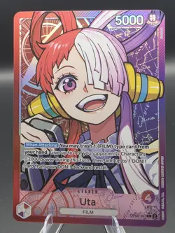 Uta (Alternate Art) OP06-001 Wings of the Captain Foil, One Piece TCG - Image 1