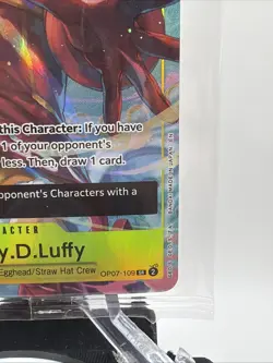 One Piece Monkey.D.Luffy OP07-109 SR Alt Art TCG Promo Foil Super Rare - SEALED - Image 5