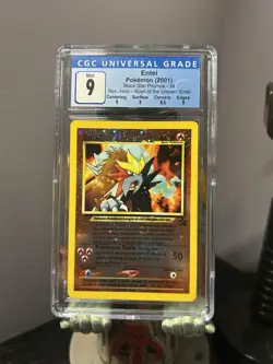 CGC 9 Entei Reverse Holo Black Star Promo 34 (2001) Graded Pokemon Card - Image 1