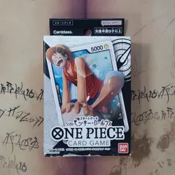 One Piece Card Game Japanese ST-08 Starter Deck Monkey D Luffy Carddass SEALED - Image 1