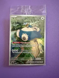 Pokemon TCG Snorlax 051 Scarlet & Violet 151 Promo Card Sealed | Near Mint - Image 1