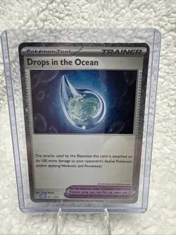 Drops in the Ocean 021/034 Trading Card Game Classic Holo - Image 1