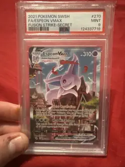 Espeon VMAX #270/264 SWSH Fusion Strike PSA 9 Pokemon Card *AE - Image 4