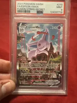 Espeon VMAX #270/264 SWSH Fusion Strike PSA 9 Pokemon Card *AE - Image 5
