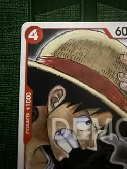 One piece Tcg P-022 Monkey D Luffy Promotional Demo card. - Image 3