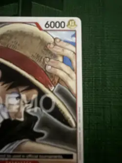 One piece Tcg P-022 Monkey D Luffy Promotional Demo card. - Image 4