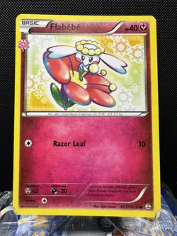 Flabebe RC17/RC32 XY Generations Radiant Collection Holo Rare Pokemon Card NM - Image 1