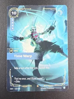 Time Warp Spell Card Origins Riftbound 122/298 English - Image 1