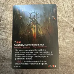 Solphim, Mayhem Dominus - Custom Art MTG Magic The Gathering Playtest Card - Image 1