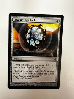 Unwinding Clock *New Phyrexia* MTG Magic the Gathering OTHER CARDS SHIP FREE - Image 1