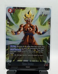 Son Goku FB10-011 Cross Force Dragon Ball Fusion World EN NM Card - Image 1