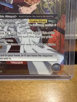 Union Arena Rurouni Kenshin Himura SR* Parallel Gold Foil Rare Card NM/M - Image 3