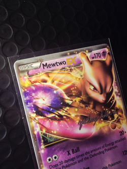 Mewtwo EX 54/99 Pokemon TCG 2012 World Championships Promo Card signed rare - Image 4