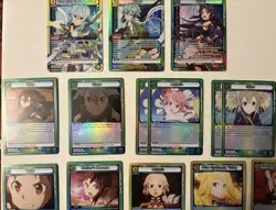 Bandai Union Arena Sword Art Online Vol. 1 21 Card Lot Foil Rares & SRs - Image 3