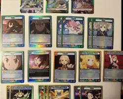 Bandai Union Arena Sword Art Online Vol. 1 21 Card Lot Foil Rares & SRs - Image 4