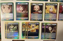 Bandai Union Arena Sword Art Online Vol. 1 21 Card Lot Foil Rares & SRs - Image 5