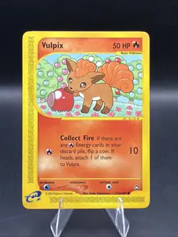 Vulpix 116/147 Aquapolis Regular Pokemom TCG NM - Image 1