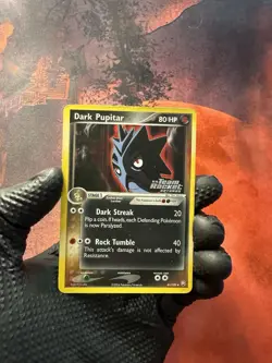 Pokemon TCG Dark Pupitar EX Team Rocket Returns 41 Reverse Holo Uncommon - Image 1