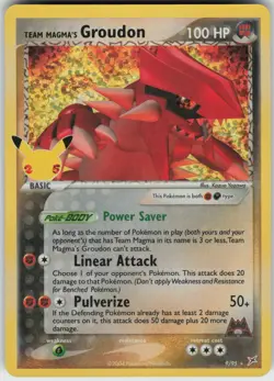 UR - 02 Holo Team Magma's Groudon 9/95 Classic Collection Celebrations: Classic - Image 1