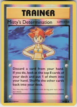 PO-04 Reverse Holo Misty's Determination 80/108 Uncommon XY - Evolutions - Image 1