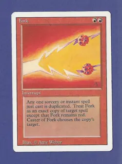 1994 Magic the Gathering - Fork - Revised MTG - Image 1