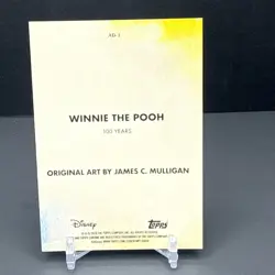 2026 Topps Chrome Disney Winnie the Pooh 100 Years #AD-1 Original Art SSP DL1 - Image 2