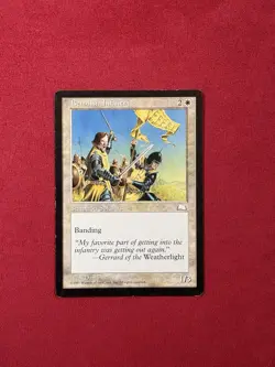 Benalish Infantry - Weatherlight Vintage Magic The Gathering MTG Classic - Image 1