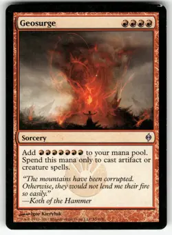 Geosurge 85 New Phyrexia Magic: The Gathering Moderately Played - Image 1