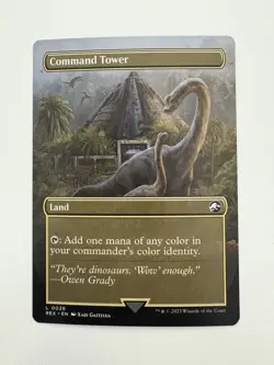 Command Tower Borderless MTG Magic the Gathering Card NM Near Mint REX - Image 2