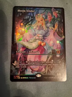 Magic: The Gathering MTG Bloom Tender ECL 0390 Mythic Foil Full Art Showcase - Image 1