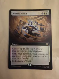 FOIL Avatar's Wrath 365 (Extended Art) Avatar: The Last Airbender - MTG Magic - Image 1