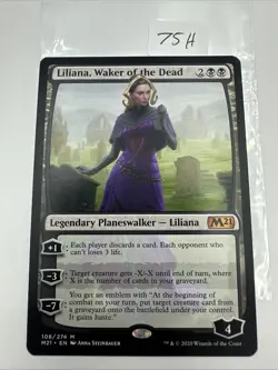 Liliana, Waker of the Dead Planeswalker 108/274 MTG Magic Core Set 2021 M21 NM - Image 2