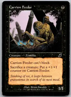 Carrion Feeder 59 Common Scourge Magic: The Gathering Lightly Played - Image 1