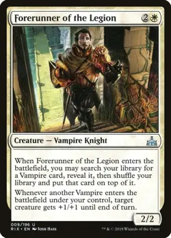 Forerunner of the Legion [Rivals of Ixalan] #009/196 MTG Magic - Image 1
