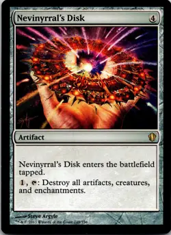 Nevinyrral's Disk 248 Rare Commander 2013 MTG Near Mint - Image 1