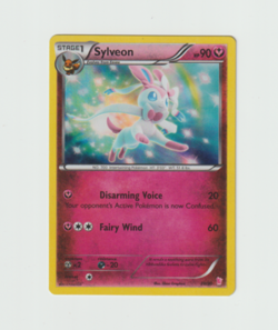 Sylveon 30/30 XY Trainer Kit Holo Pokemon Card NM/LP - Image 3