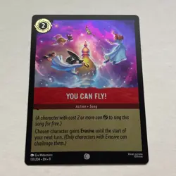 You Can Fly! 131/204 Disney Lorcana Fabled Common Cold Foil Card NM - Image 1