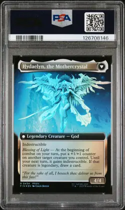 2025 Magic The Gathering Final Fantasy #0434 Venat/Hydaelyn PSA9 - Image 2