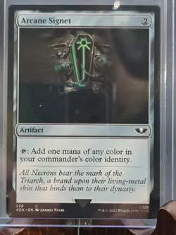 Arcane Signet Universes Beyond: Warhammer 40,000 MTG Regular Near Mint - Image 3