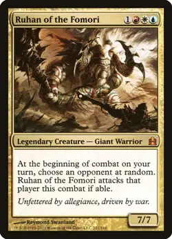 MTG - Ruhan of the Fomori - Magic: The Gathering-Commander - X1 - (LP) - - Image 1
