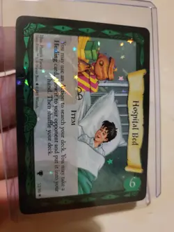 Hospital Bed Harry Potter Trading Card Game Rare Holo 2001 Vintage Wizards - Image 1