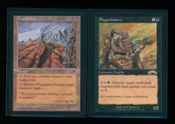 MTG Wasteland PLAGUEBEARER 4x Dark Ritual MONO-BLACK Premodern NM - PLAYED - Image 1