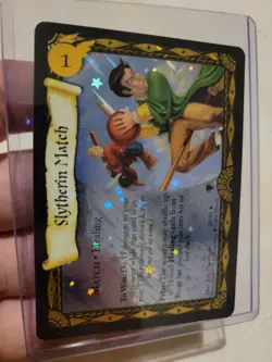 Slytherin Match Harry Potter Trading Card Game Rare Holo 2001 Vintage Wizards - Image 1