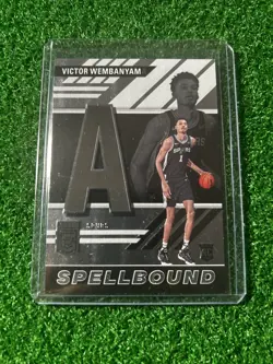 2023-24 Donruss Elite Spellbound "A" Victor Wembanyama Rookie Spurs #10 (RC) - Image 1